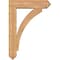 Ekena Millwork Thorton Arts and Crafts Smooth Bracket w/ Offset Brace, Western Red Cedar, 7 1/2"W x 30"D x 42"H BKT0806X30X42THR03SWR - alternate 4